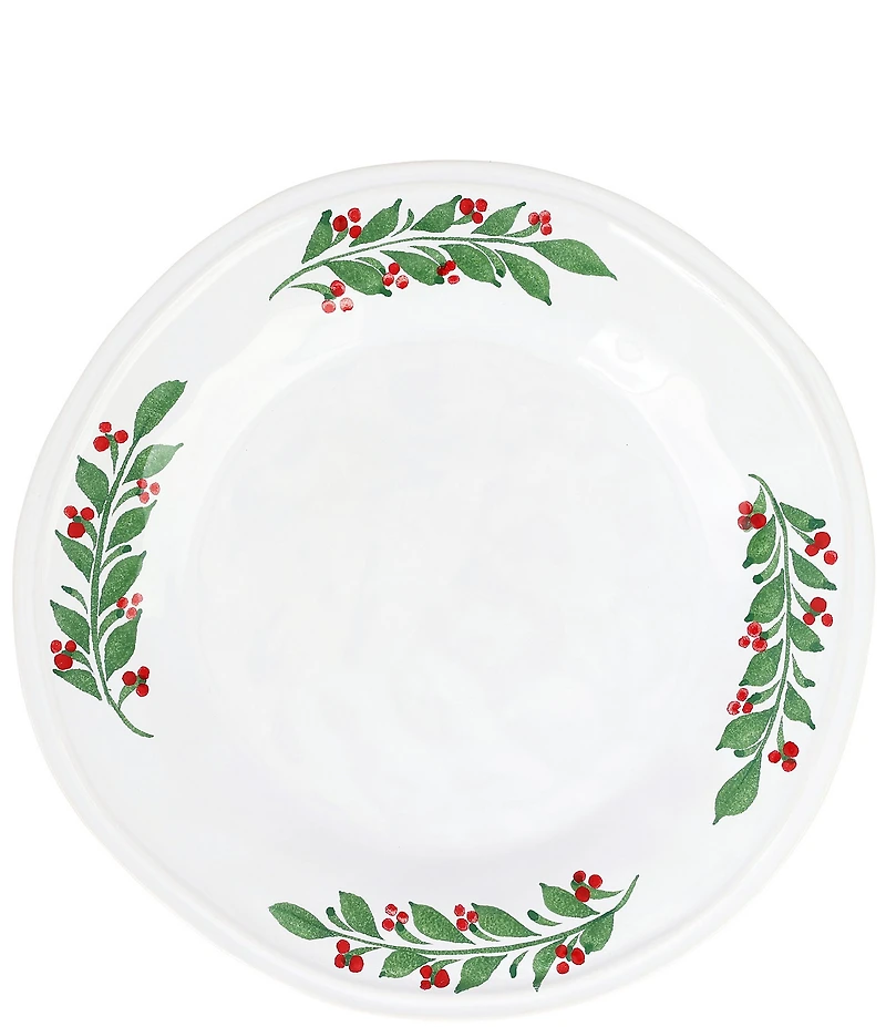 VIETRI Aria Holiday Dinner Plate