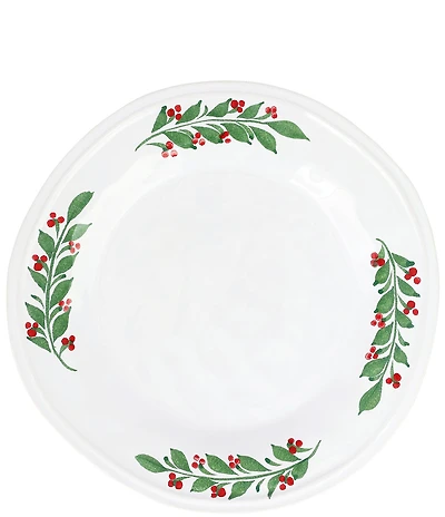 VIETRI Aria Holiday Dinner Plate