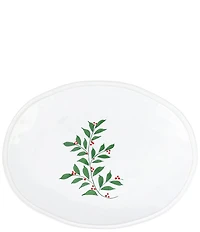 VIETRI Aria Holiday Oval Platter