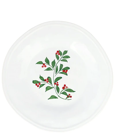 VIETRI Aria Holiday Salad Plate