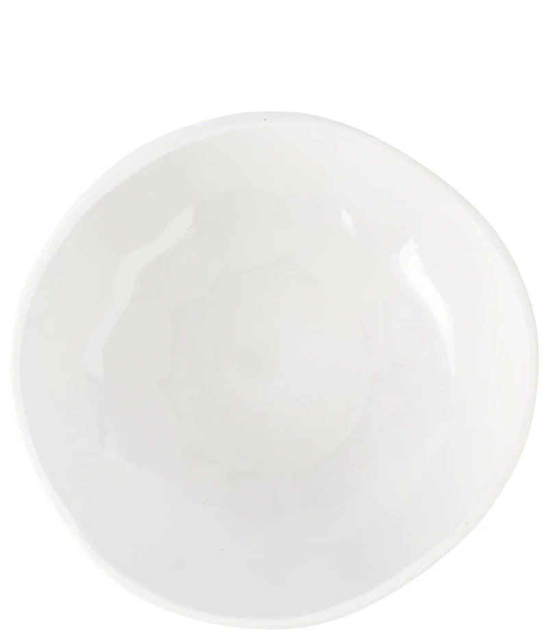 VIETRI Aria White Organic Large Serving Bowl