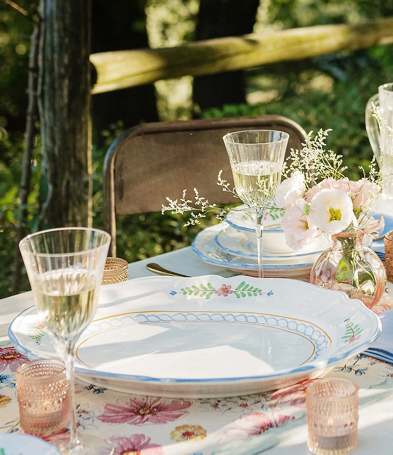 VIETRI Bella Rosa Collection Oval Platter