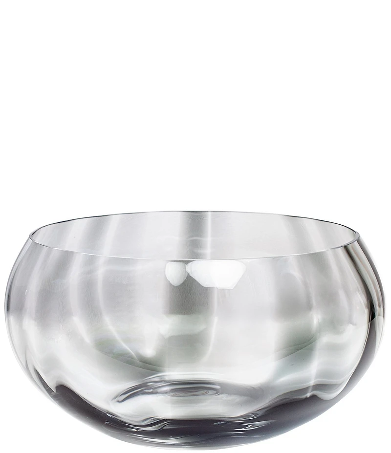 VIETRI Bolla Glass Collection Pleated Centerpiece