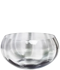 VIETRI Bolla Glass Collection Pleated Centerpiece