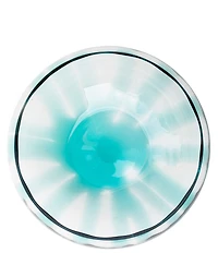 VIETRI Bolla Glass Collection Pleated Centerpiece