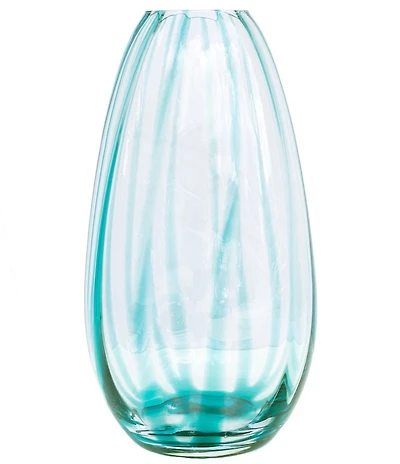 VIETRI Bolla Glass Collection Pleated Vase