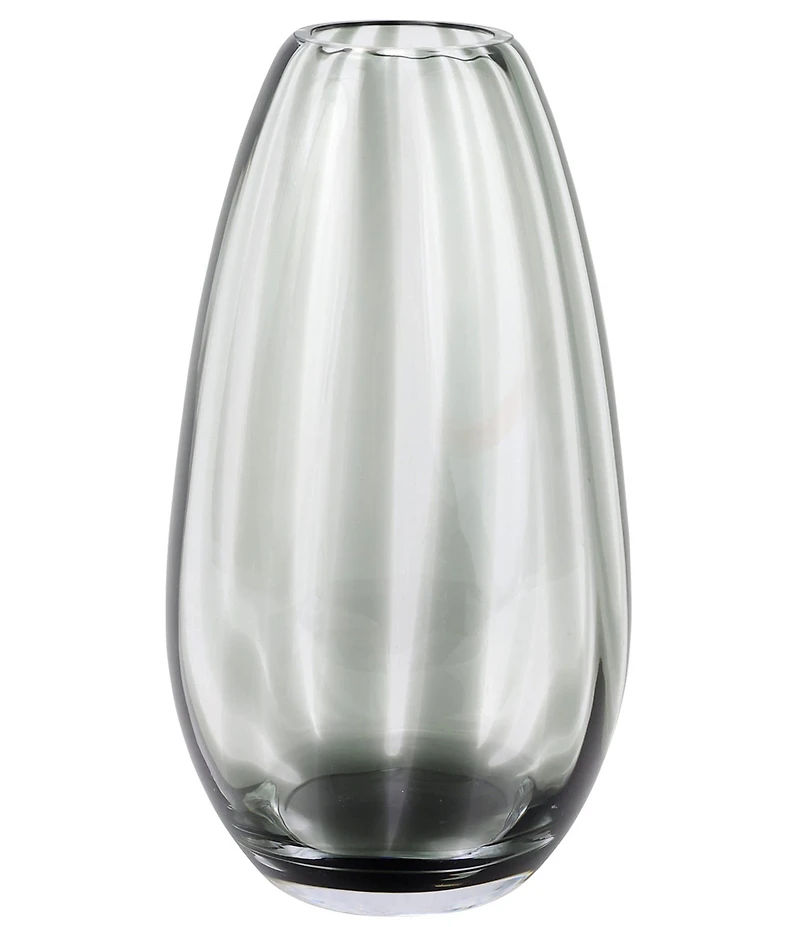 VIETRI Bolla Glass Collection Pleated Vase