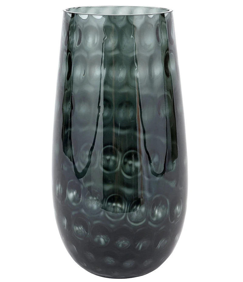 VIETRI Bolla Glass Pebbled Vase