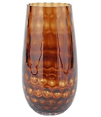 VIETRI Bolla Glass Pebbled Vase