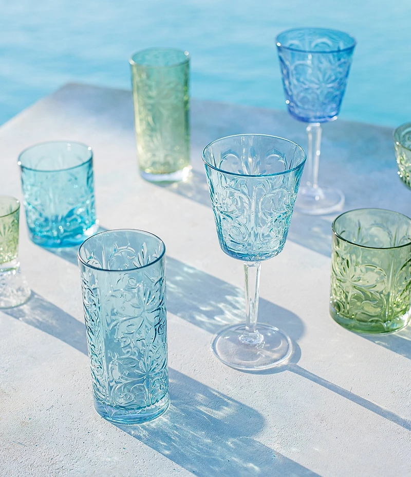 VIETRI Barocco Double Old-Fashion Glass