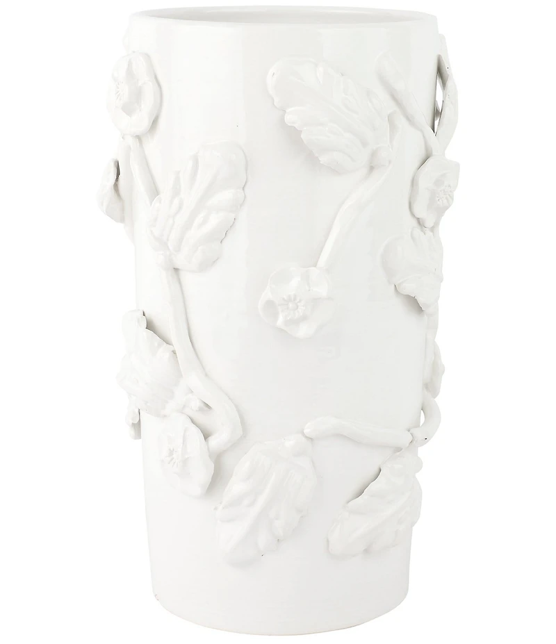 VIETRI Bougainvillea Garden White Large Cachepot