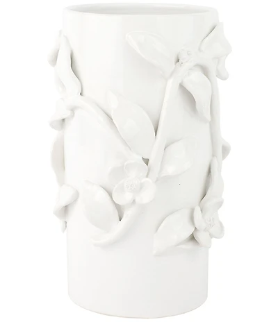 VIETRI Bougainvillea Garden White Medium Cachepot