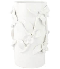 VIETRI Bougainvillea Garden White Medium Cachepot