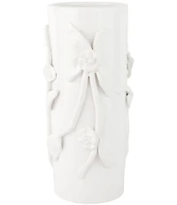 VIETRI Bougainvillea Garden White Tall Cachepot