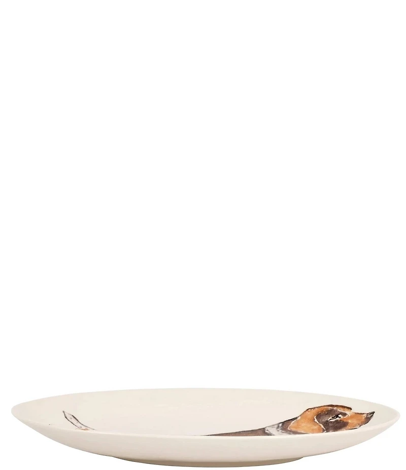 VIETRI Cacciatore Pointer Shallow Oval Bowl