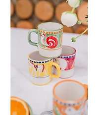 VIETRI Campagna Cavallo Horse Print Coffee Mug