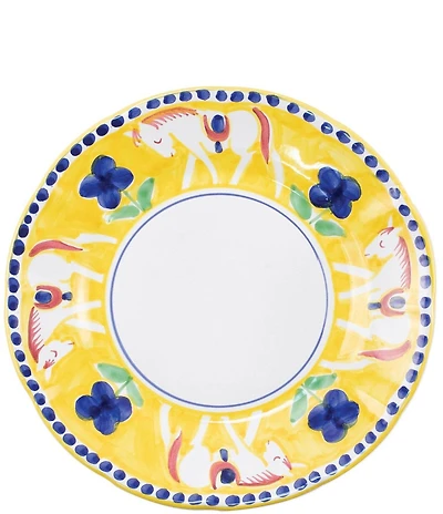 VIETRI Campagna Cavallo Horse Print Dinner Plate
