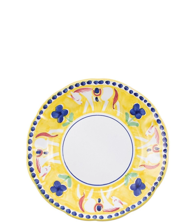 VIETRI Campagna Cavallo Horse Print Salad Plate