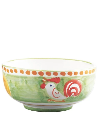 VIETRI Campagna Chicken Gallina Print Cereal Bowl