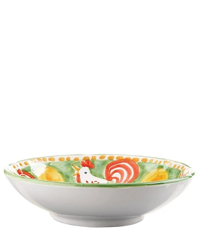 VIETRI Campagna Chicken Gallina Print Coupe Pasta Bowl