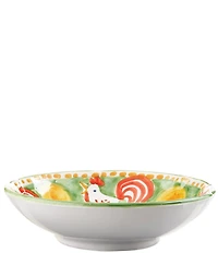 VIETRI Campagna Chicken Gallina Print Coupe Pasta Bowl