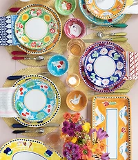 VIETRI Campagna Chicken Gallina Print Dinner Plate