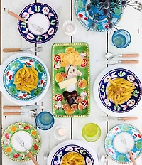 VIETRI Campagna Pesce Fish Print Dinner Plate
