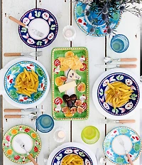 VIETRI Campagna Pesce Fish Print Salad Plate