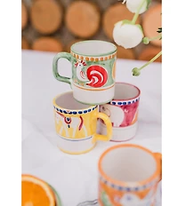 VIETRI Campagna Porco Pig Print Coffee Mug