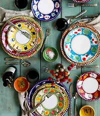 VIETRI Campagna Porco Pig Print Salad Plate