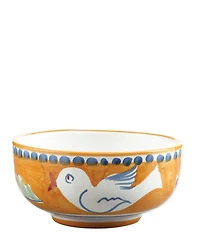 VIETRI Campagna Uccello Bird Print Cereal/Soup Bowl