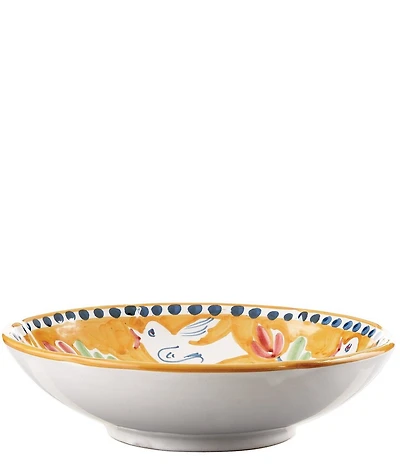 VIETRI Campagna Uccello Bird Print Coupe Pasta Bowl