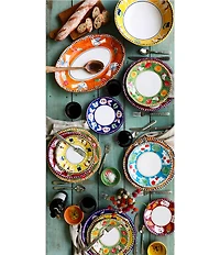 VIETRI Campagna Uccello Bird Print Coupe Pasta Bowl