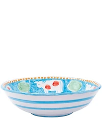 VIETRI Campagna Uccello Print Large Serving Bowl