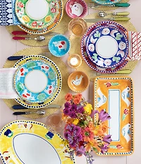 VIETRI Campagna Uccello Bird Print Rectangular Platter