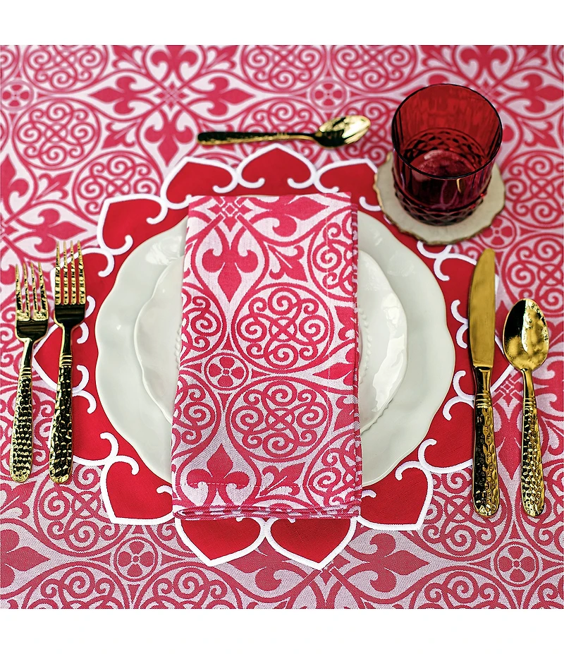 VIETRI Damask Napkins - Set of 4