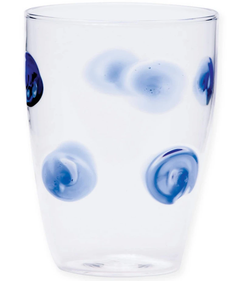 VIETRI Drop Glass Tall Tumbler