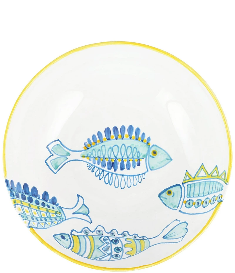 VIETRI Elba's Fish Collection Serving Bowl