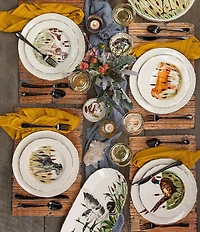 VIETRI Festive Fall Pheasant Condiment Bowl
