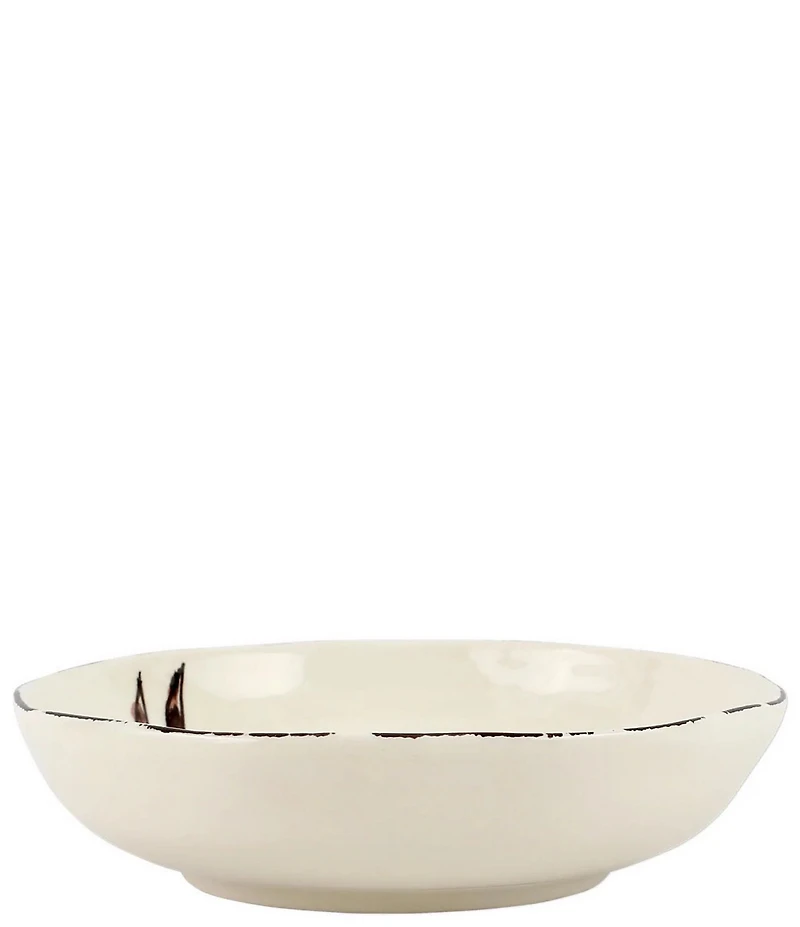 VIETRI Festive Fall Wildlife Pheasant Pasta Bowl