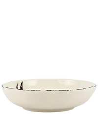 VIETRI Festive Fall Wildlife Pheasant Pasta Bowl