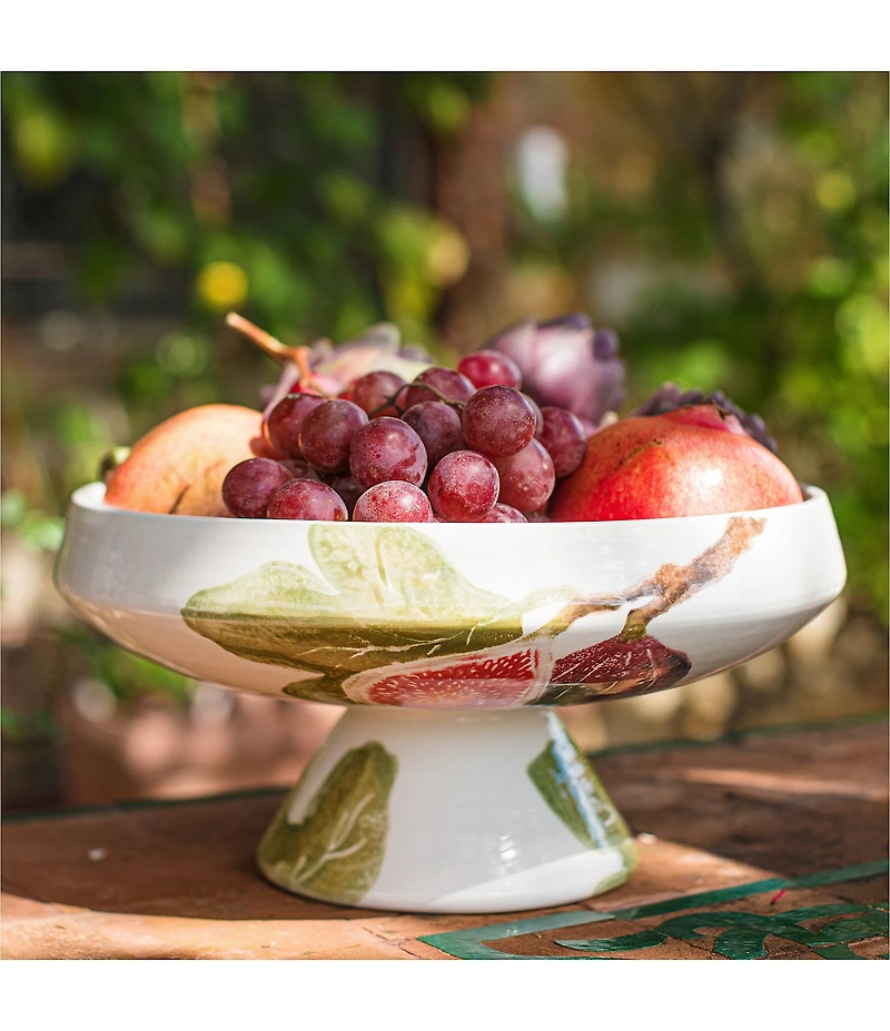 VIETRI Fico Pedestal Fruit Bowl
