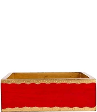 VIETRI Florentine Wooden Accessories Cocktail Napkin Holder