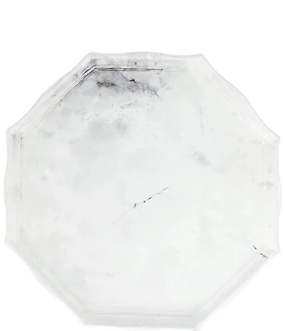 VIETRI Florentine Wooden Accessories Marble Octagonal Tray