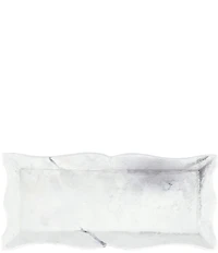 VIETRI Florentine Wooden Accessories Marble Small Rectangular Tray