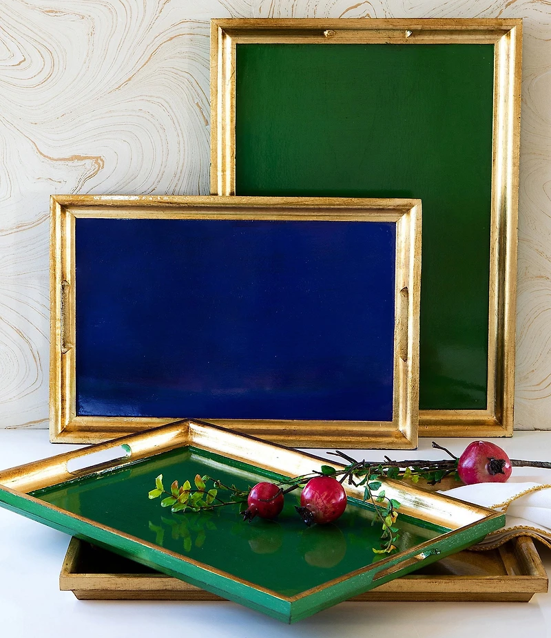 VIETRI Florentine Wooden Accessories Rectangular Tray
