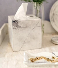 VIETRI Florentine Wooden Tissue Box