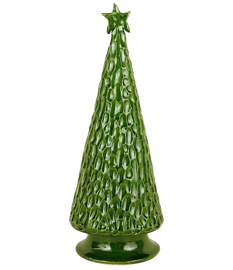 VIETRI Foresta Large Hammered Tree Figurine