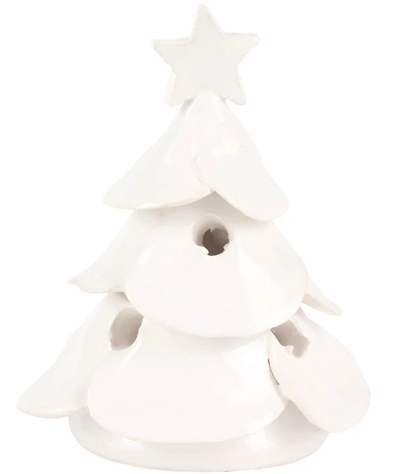 VIETRI Foresta Mini Scalloped Tree Figurine