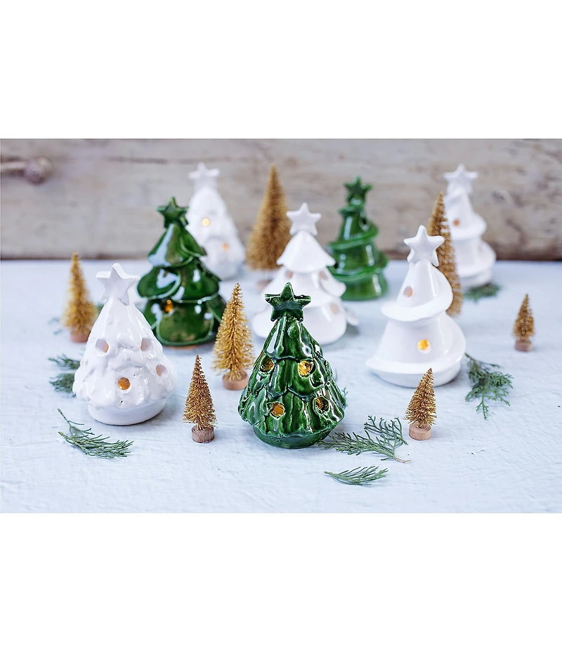 VIETRI Foresta Mini Scalloped Tree Figurine